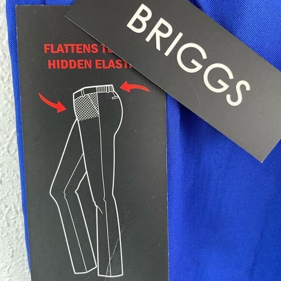 NWT Briggs Blue Pants Size 18 Petite - Picture 8 of 8